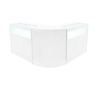 Monstershop Iris LED Shop Counter Set CM60 & 2 x B900 - White Monstershop White