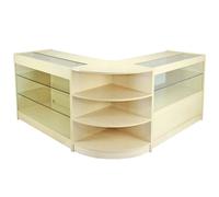 Monstershop Jupiter Maple Shop Counter & Retail Display Set In Beige Beige