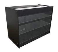 Monstershop K1200 Retail Product Display Cabinet - Black Black