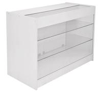 Monstershop K1200 Retail Product Display Cabinet - Brilliant White White