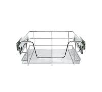 MonsterShop Kukoo 5 X Kitchen Pull Out Soft Close Baskets, 400mm Wide Cabinet, Slide Out Wire Storage Drawers