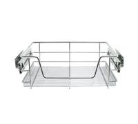 MonsterShop Kukoo 6 X Kitchen Pull Out Soft Close Baskets, 500mm Wide Cabinet, Slide Out Wire Storage Drawers