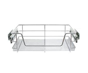 MonsterShop Kukoo 6 X Kitchen Pull Out Soft Close Baskets, 600mm Wide Cabinet, Slide Out Wire Storage Drawers
