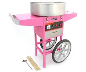 Monstershop Kukoo Candy Floss Machine, Cart & Accessories In Pink Pink