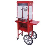 Monstershop Kukoo Commercial 8Oz Popcorn Maker Machine & Cart In Red Red