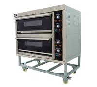 KuKoo Commercial Baking & Pizza Oven, Large Twin Deck Stone Base, Electric Single / Three Phase Silver