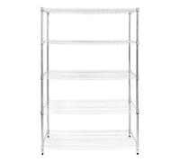 Monstershop KuKoo Wire Racking - 60cm x 120cm x 180cm, Silver