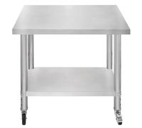 Monstershop Kukoo Work Table - 90Cm X 76Cm X 86Cm In Silver Silver