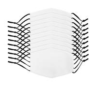 Monstershop Large Face Masks Sublimation Blanks / 10 Pack in White Monstershop White