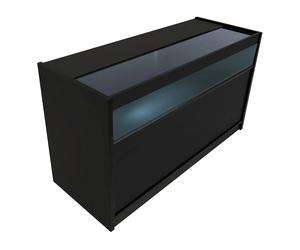 Monstershop LED Retail Shop Counter B1500 - Black Monstershop Black