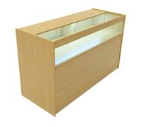 Monstershop LED Retail Shop Counter B1500 - Maple