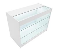 Monstershop LED Retail Shop Counter K1200 - White