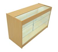 Monstershop LED Retail Shop Counter K1500 - Maple in Beige Monstershop Beige