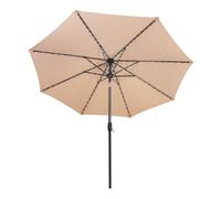 Jardi LED Tilt Parasol 2.7m - Beige