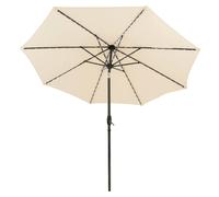 Jardi LED Tilt Parasol 2.7m - Cream