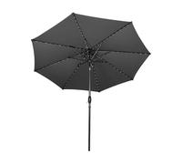Jardi LED Tilt Parasol 2.7m - Grey