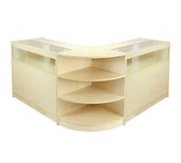 Monstershop Libra Maple Shop Counter & Retail Display Set In Beige Beige