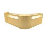 Monstershop Luna Led Shop Counter Set Cm60, Tb60 & 2 X B1500 - Maple In Beige Beige
