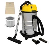 Vacuum Cleaner Industrial Wet & Dry Extra Powerful Stainless Steel 30L Hoover