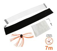 MonsterShop Chimney Sweeping Brush Maxblast 7M Powered Orange