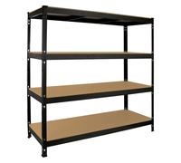 Garage Shelving Heavy Duty Racking 4 Tier Unit Boltless Steel Warehouse Shelves