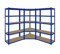 Monster Racking T-Rax Corner Shelving Unit - Blue, none