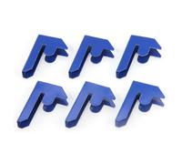 MonsterShop Monster Racking T-Rax Garage Shelving Bay Connector Clips, Pack Of 6, Blue