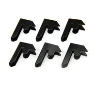 Monster Racking T-Rax Garage Shelving Bay Connector Clips, Pack of 6, Black