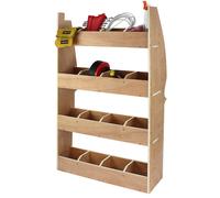 Monster Racking Nissan Primastar Plywood Van Racking Unit, Brown