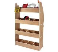 Monstershop Nissan Primastar Plywood Van Racking Unit in Brown Monstershop Brown