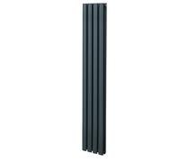 Monstershop Oval Column Radiator - 1600mm x 240mm - Anthracite Grey