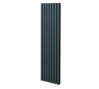 Monster Shop Oval Column Radiator 1800Mm X 480Mm Anthracite Grey, Grey