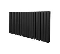 Monstershop Oval Column Radiator - 600mm x 1200mm - Black