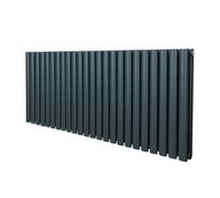 Monstershop Oval Column Radiator - 600mm x 1440mm - Anthracite Grey
