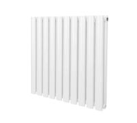 Monstershop Oval Column Radiator - 600mm x 600mm - White