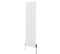 Monstershop Oval Column Radiator & Valves - 1600mm x 360mm - White