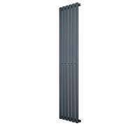 Monstershop Oval Single Column Radiator - 1600 x 360mm - Anthracite Grey
