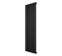 Monstershop Oval Single Column Radiator - 1600 x 480mm - Black