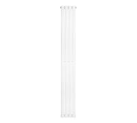 Monstershop Oval Single Column Radiator - 1800 x 240mm - White