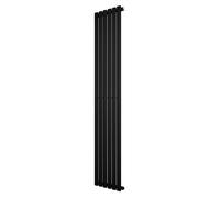 Monstershop Oval Single Column Radiator - 1800 x 360mm - Black