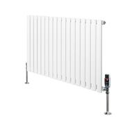 Monstershop Oval Single Column Radiator & Valves - 600mm x 1020mm - White