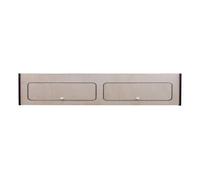 MonsterShop Overhead Camper Cabinet With Black Trim - 120Cm X 25Cm X 25Cm