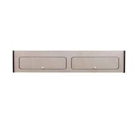 Monstershop Overhead Camper Cabinet With Black Trim - 120Cm X 25Cm X 25Cm In Natural Natural