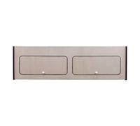 Monstershop Overhead Camper Cabinet With Black Trim - 120cm x 35cm x 35cm