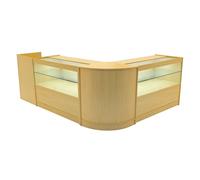 Monstershop Phoenix LED Shop Counter Set CM60, TB60 & 2 x C1200 - Maple