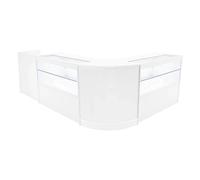 Monstershop Phoenix Led Shop Counter Set Cm60, Tb60 & 2 X C1200 - White White