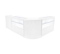 Monstershop Phoenix Led Shop Counter Set Cm60, Tb60 & 2 X C1200 - White White One Size
