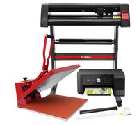 Monstershop Pixmax 50Cm Clam Heat Press, Vinyl Cutter, Printer, Weeding Pack Multi