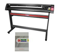 Vinyl Cutter Plotter Extra Large 59 inch Optical Eye Laser Guiding Business Sign Sticker Cutting Making & Flexi Starter Software