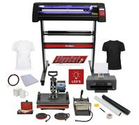 Monstershop Pixmax Da Vinci Bundle 5 In 1 Heat Press, Led Lit Vinyl Cutter, Multi